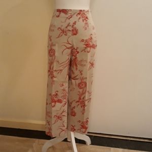 ❤⚘Fibers Barbara Lesser Stretch Crop Pants Sz 10